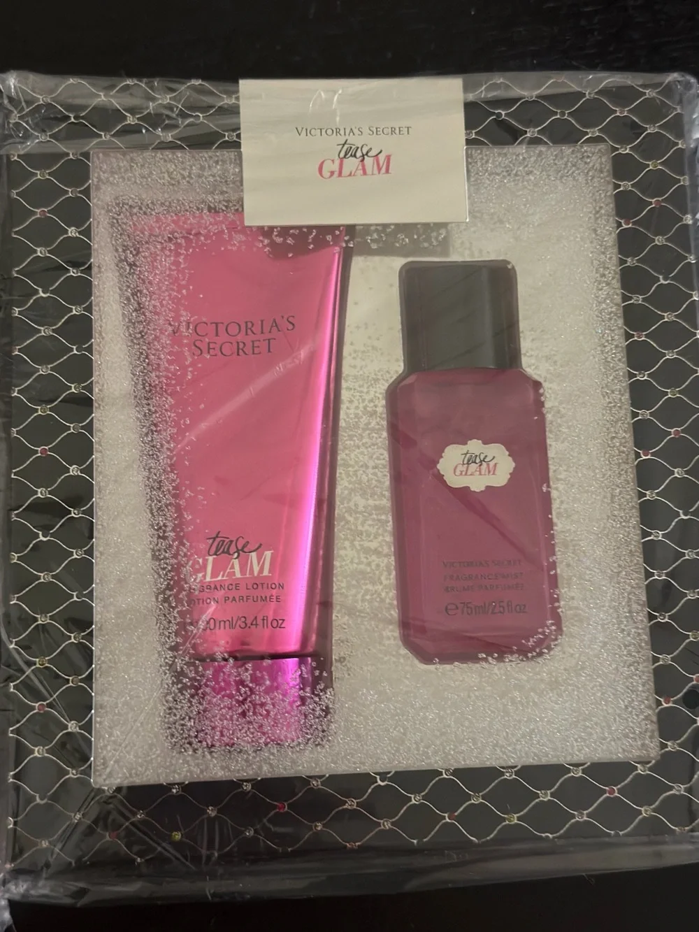 Victoria's Secret Tease Glam Pink Lotion & Mist Duo